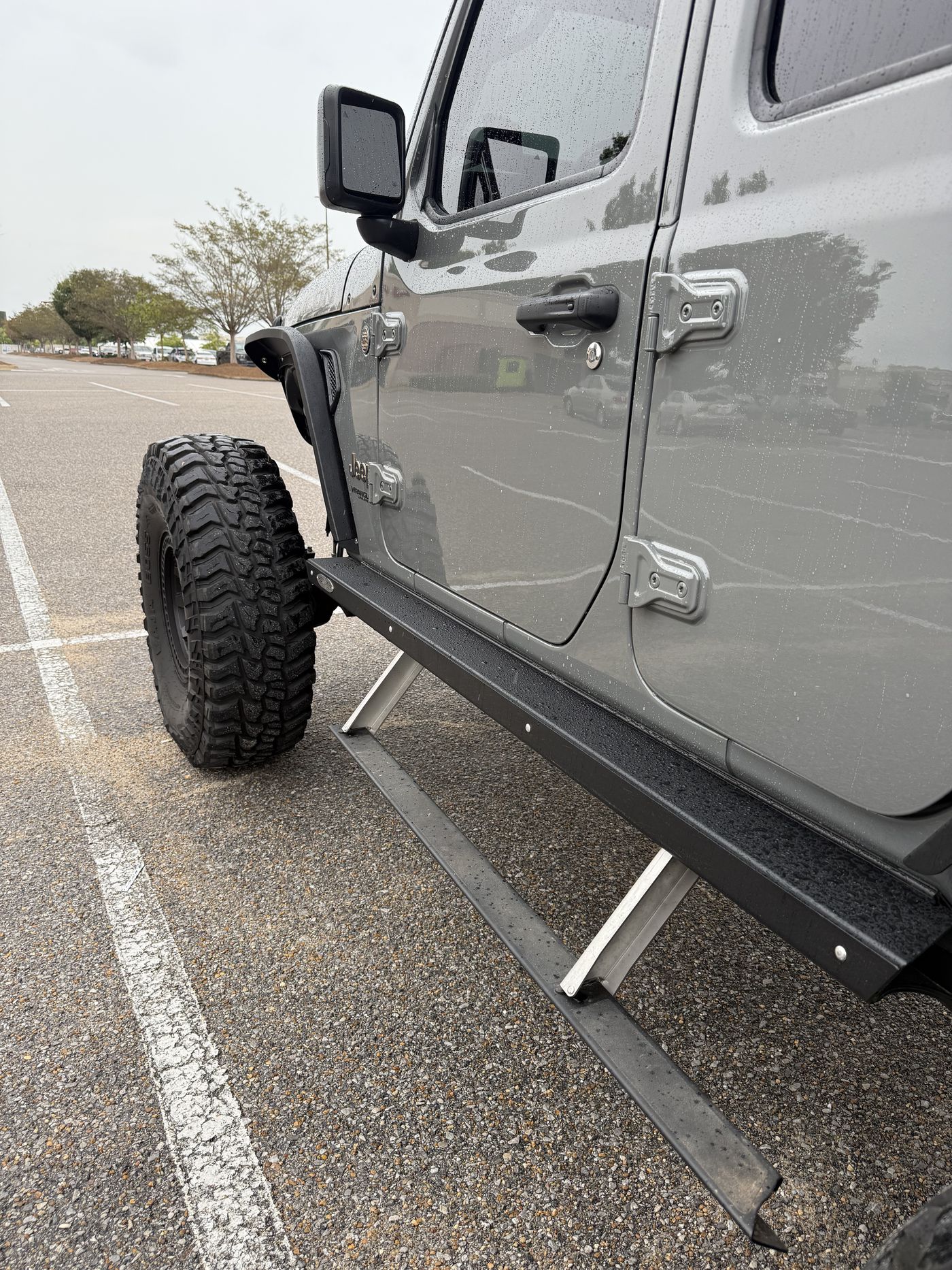 Rock Slide Engineering Powerstep XL deployed showing automatic step mechanism