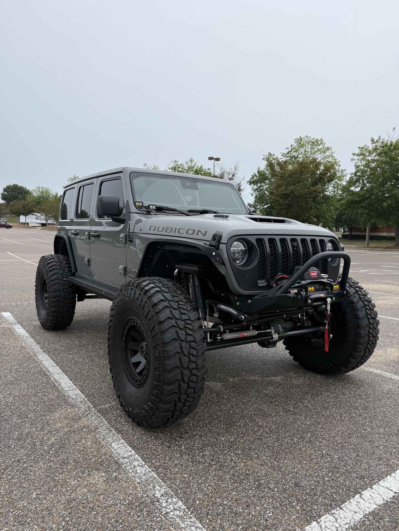 Front three quarter showing PSC hydro assist steering and front axle detail